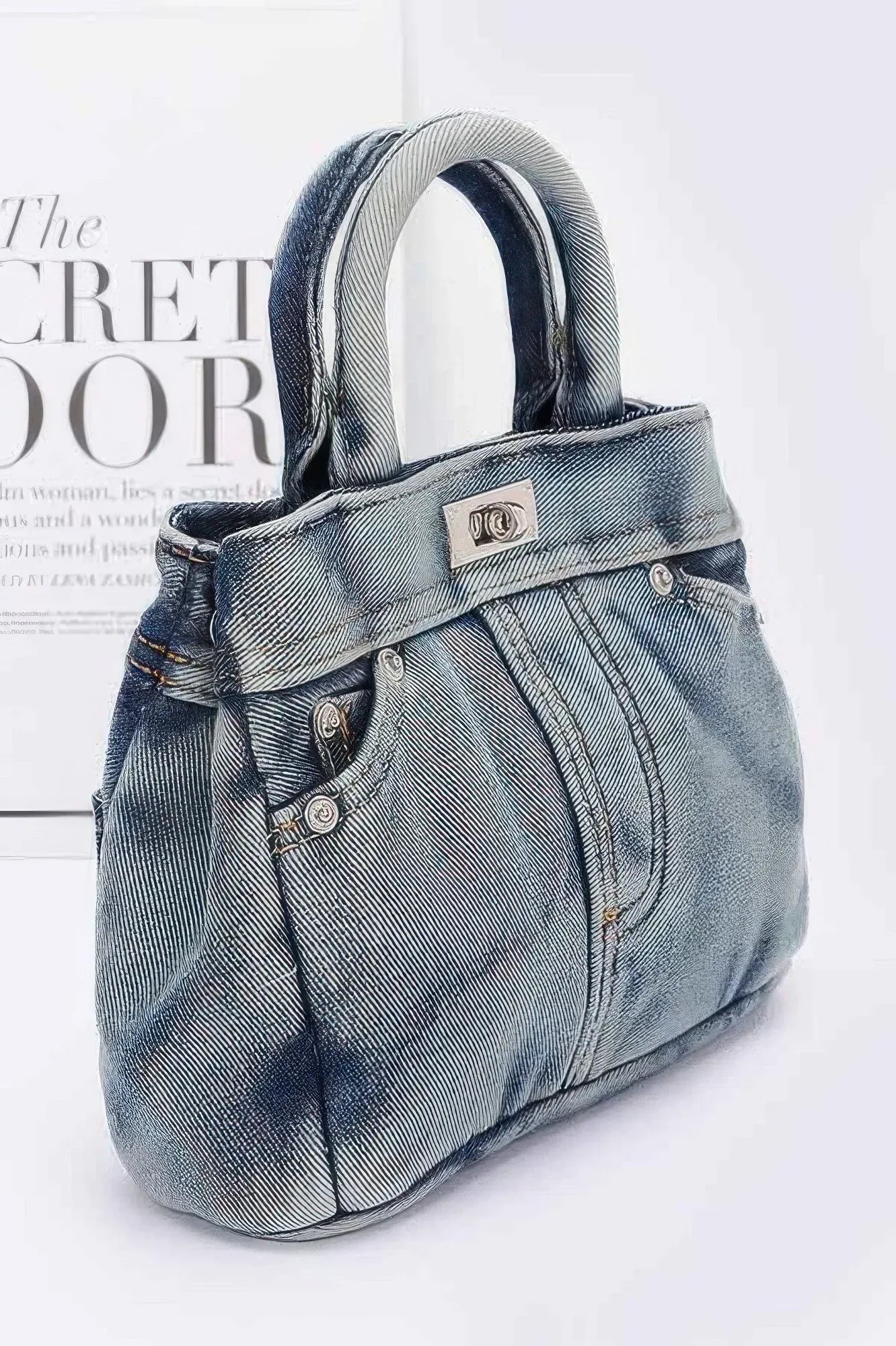 Denim Crossbody Bag | Mixtshop LLC