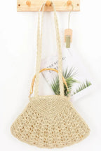 Faux Straw Bamboo Handle Bag | Mixtshop LLC