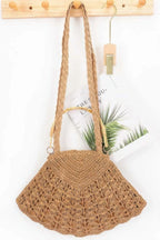 Faux Straw Bamboo Handle Bag | Mixtshop LLC