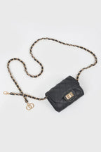 Quilted Mini Bag W/ Chain Belt | Mixtshop LLC