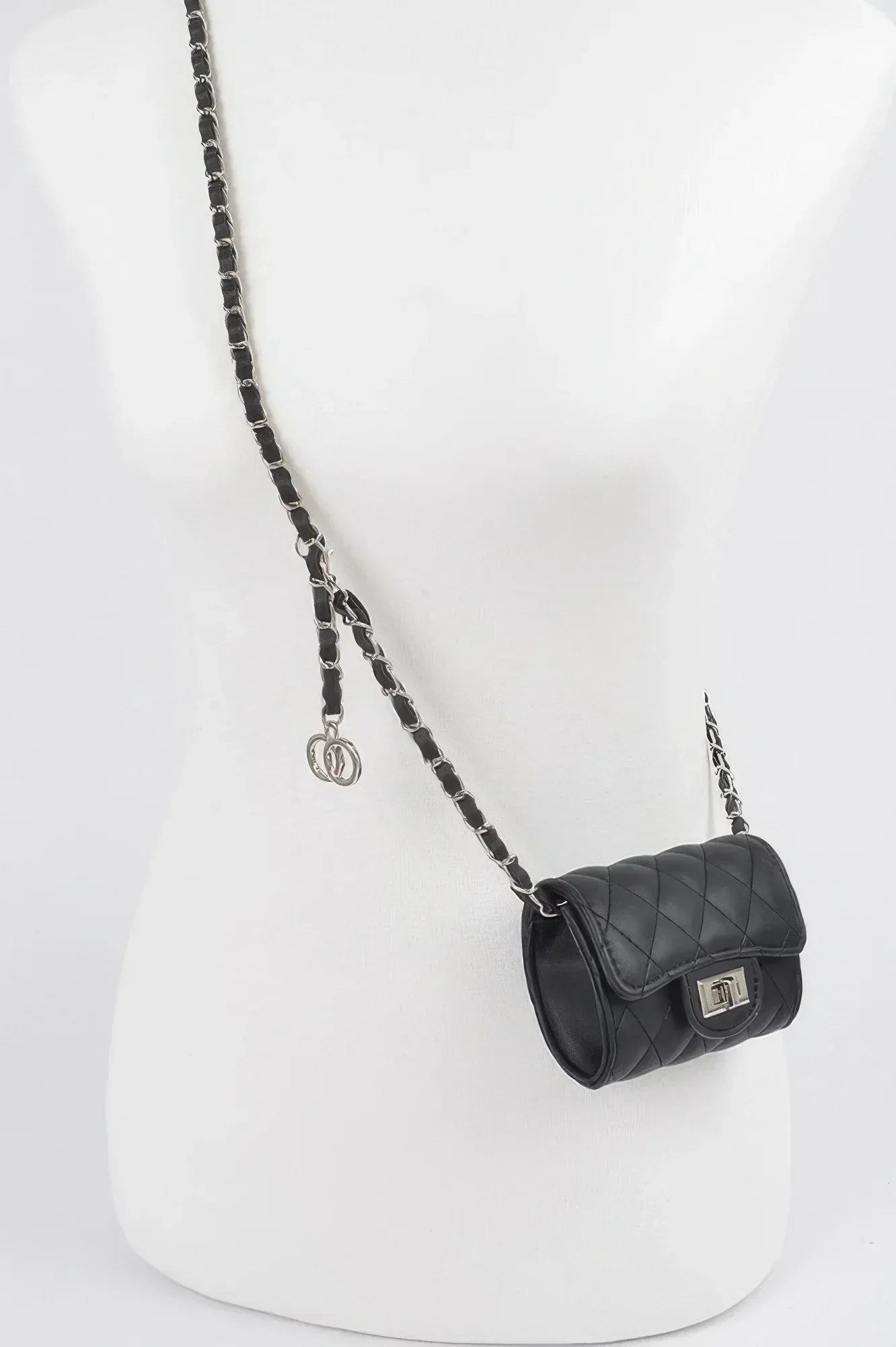 Quilted Mini Bag W/ Chain Belt | Mixtshop LLC