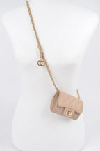 Quilted Mini Bag W/ Chain Belt | Mixtshop LLC