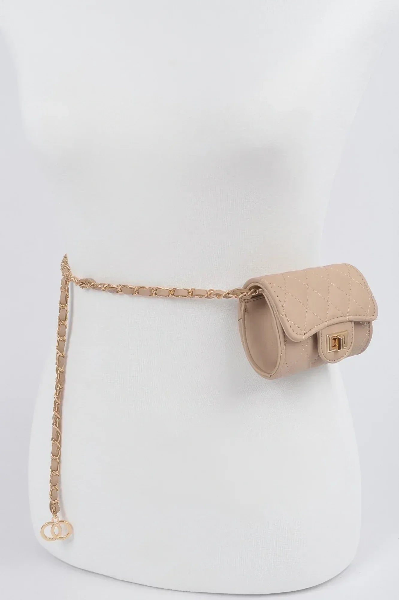 Quilted Mini Bag W/ Chain Belt | Mixtshop LLC
