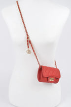 Quilted Mini Bag W/ Chain Belt | Mixtshop LLC