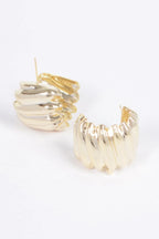 Vintage Gold Dip Metal Earring | Mixtshop LLC