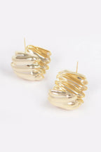 Vintage Gold Dip Metal Earring | Mixtshop LLC