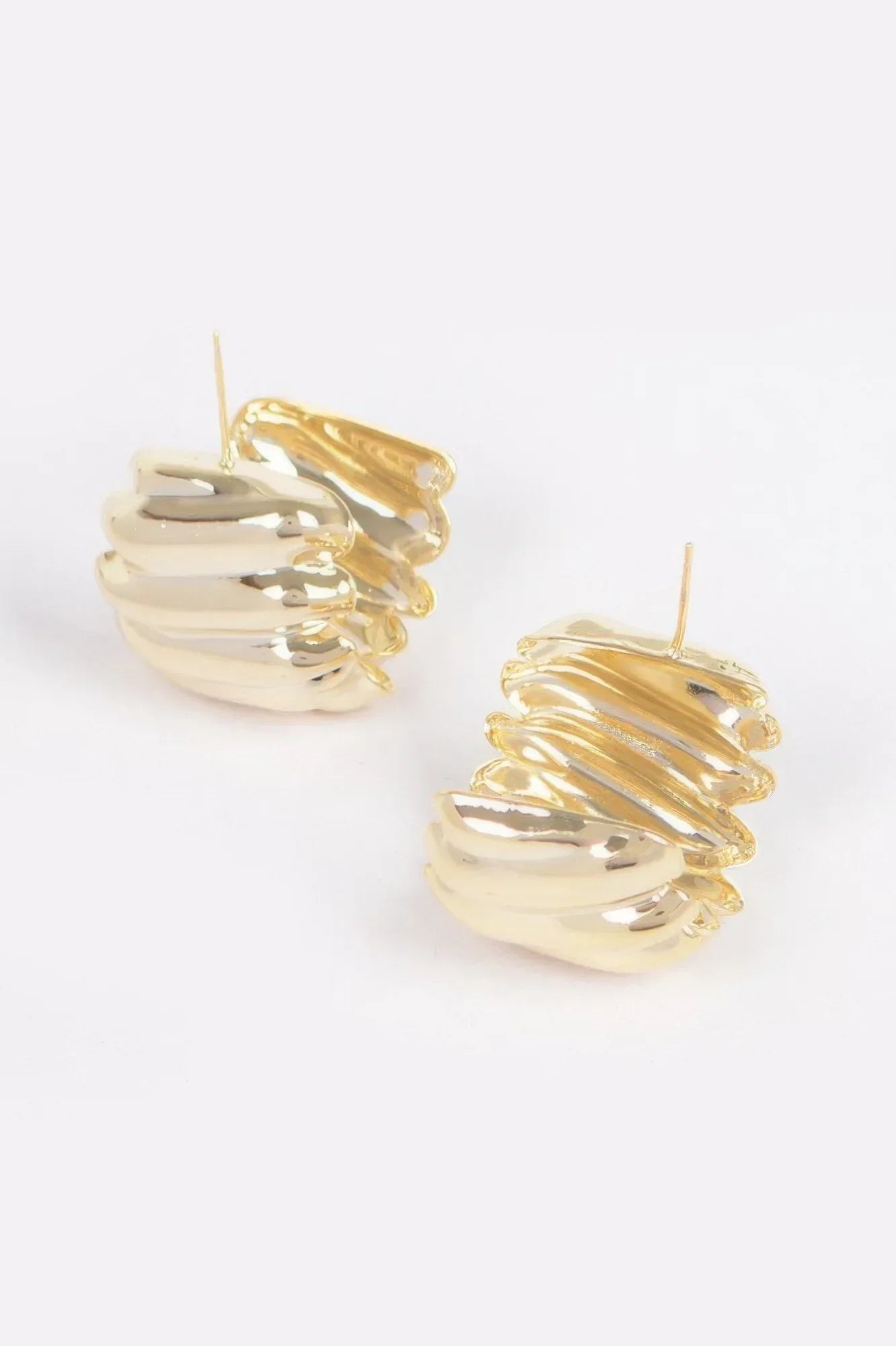 Vintage Gold Dip Metal Earring | Mixtshop LLC