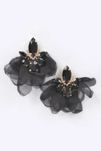 Polyester Flower Dangling Earring | Mixtshop LLC
