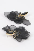 Polyester Flower Dangling Earring | Mixtshop LLC