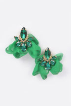 Polyester Flower Dangling Earring | Mixtshop LLC