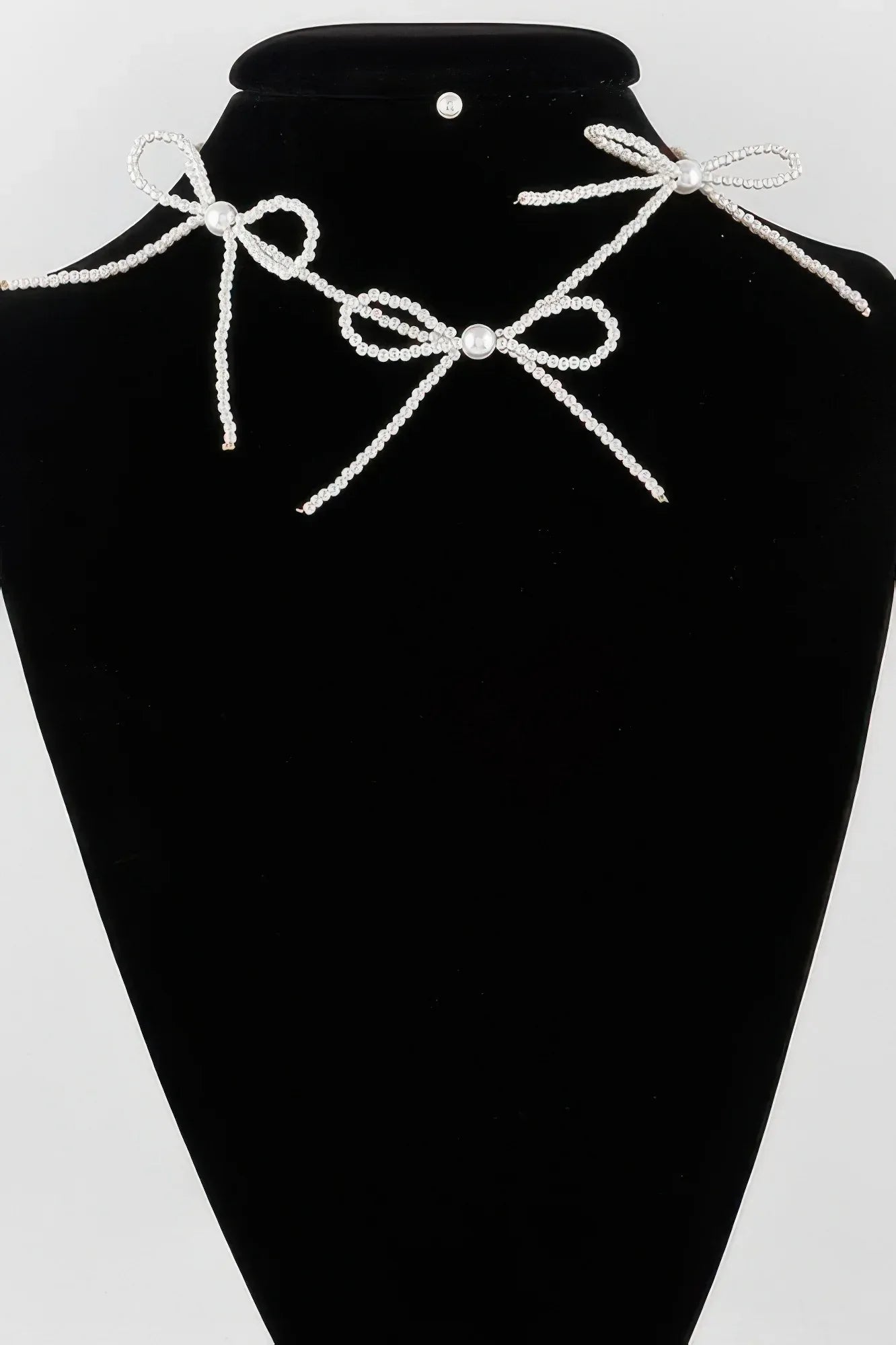 Triple Pearl Ribbon Necklace | Mixtshop LLC