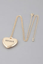 Mama Heart Pendant Necklace | Mixtshop LLC