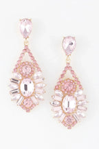 Multi Crystal Teardrop Earrings | Mixtshop LLC