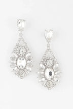 Multi Crystal Teardrop Earrings | Mixtshop LLC