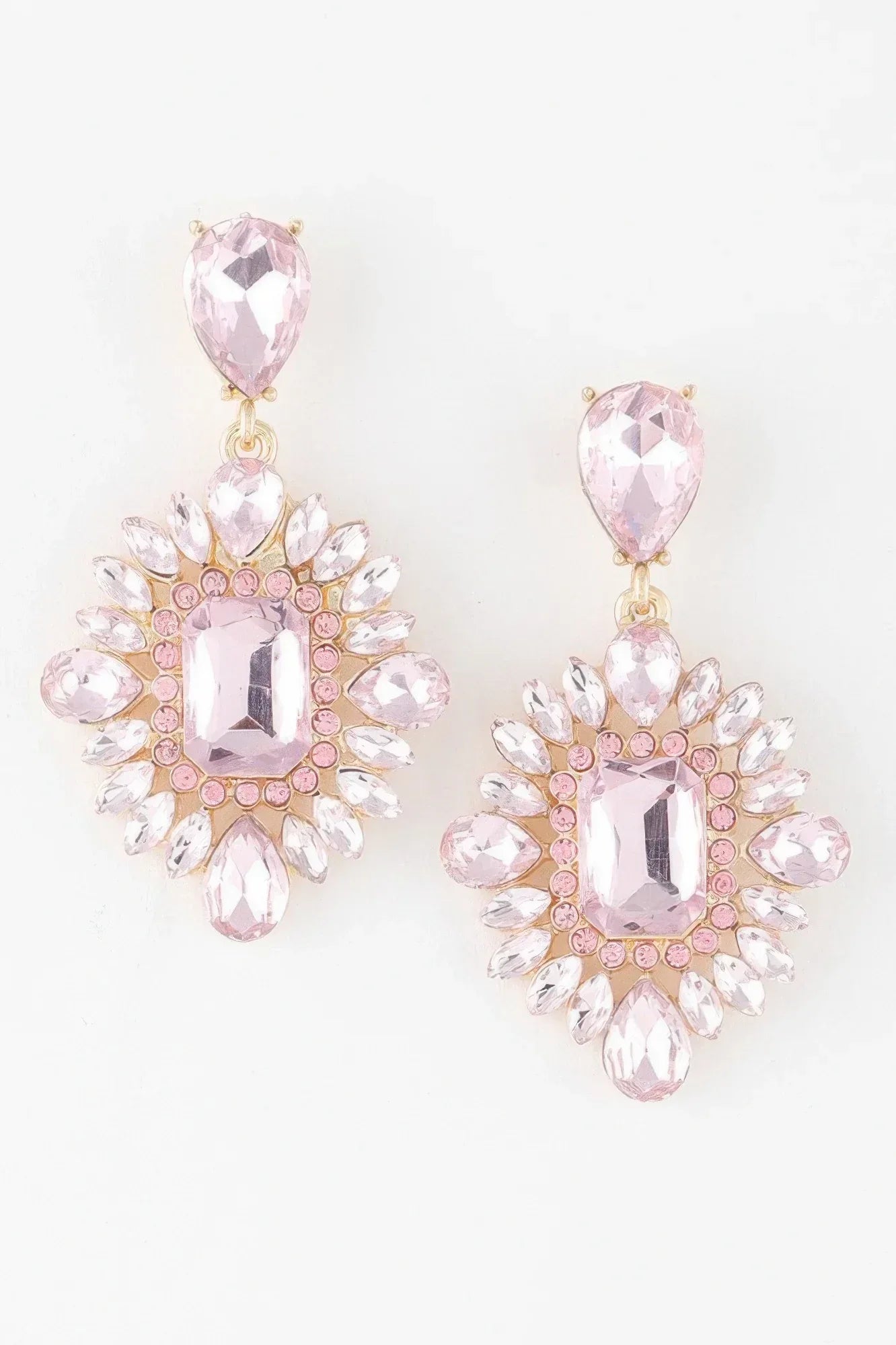 Crystal Jewel Drop Earrings | Mixtshop LLC