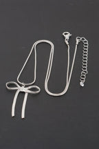 Snake Chain Ribbon Necklace | Mixtshop LLC