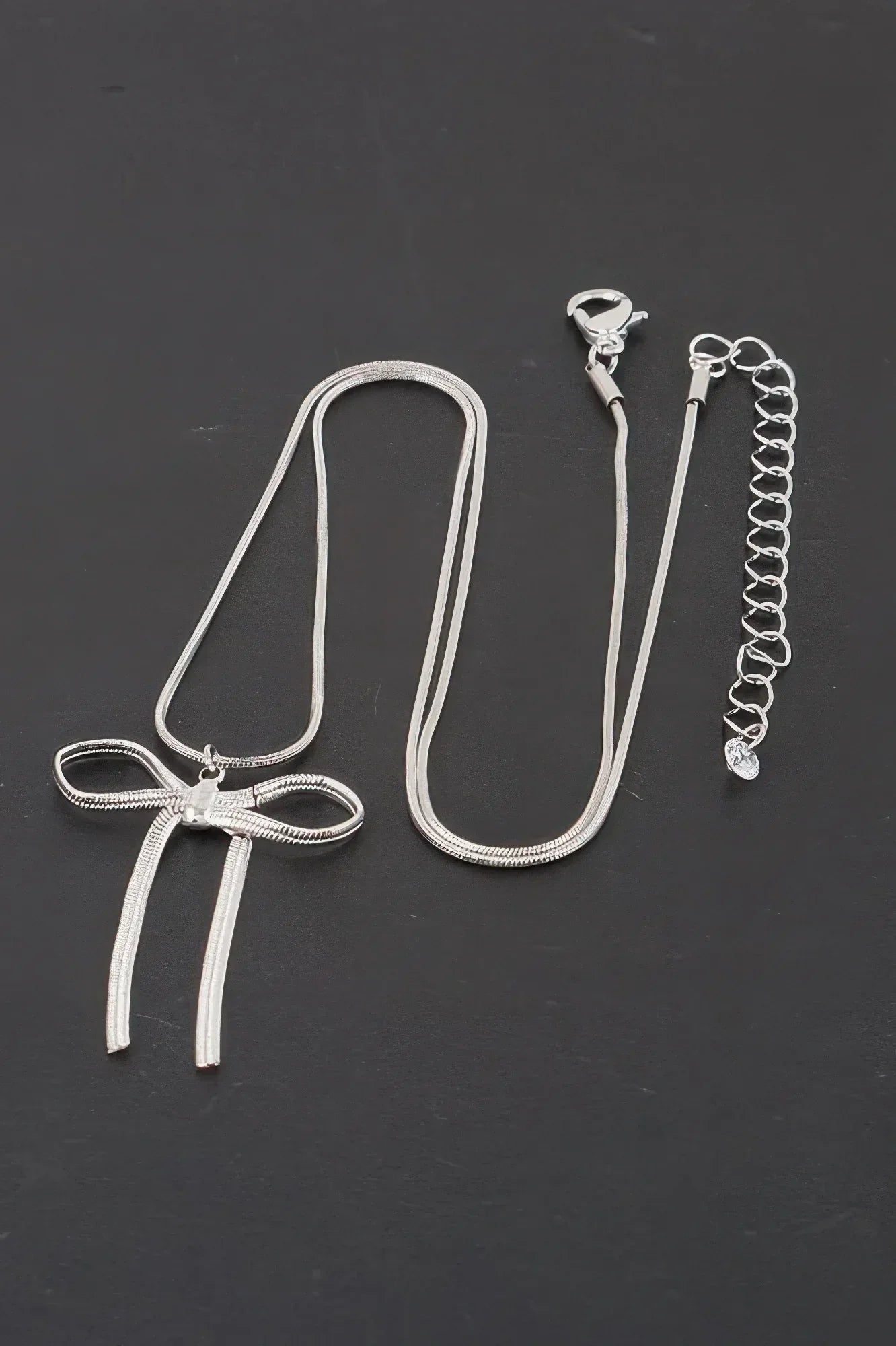 Snake Chain Ribbon Necklace | Mixtshop LLC
