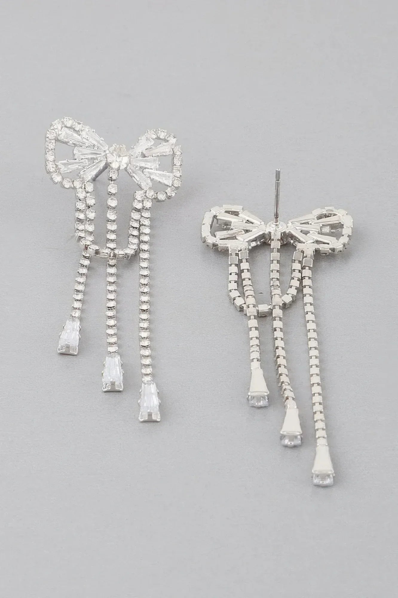 Jeweled Ribbon Dangle Earrings | Mixtshop LLC