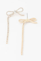 Half Ribbon Drop Earrings | Mixtshop LLC