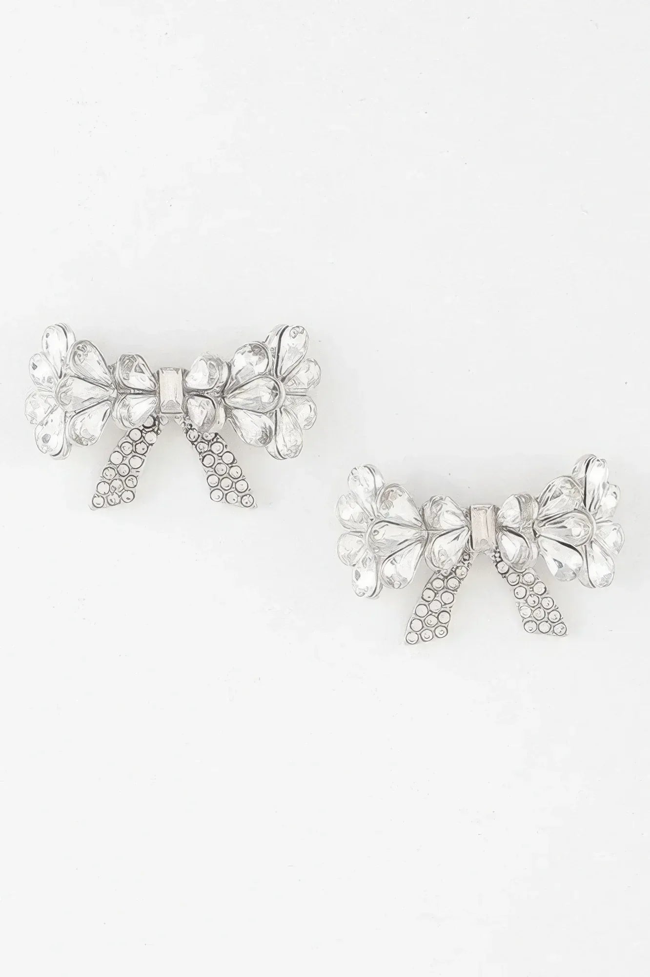 Crystal Teardrop Ribbon Earrings | Mixtshop LLC