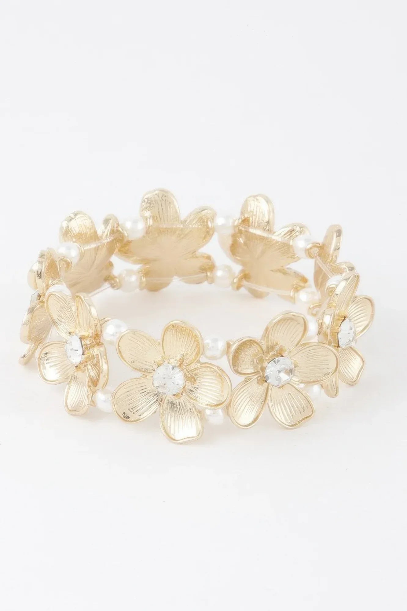 Jeweled Flower Bracelet Secondary image