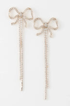 Jeweled Ribbon Drop Earrings | Mixtshop LLC