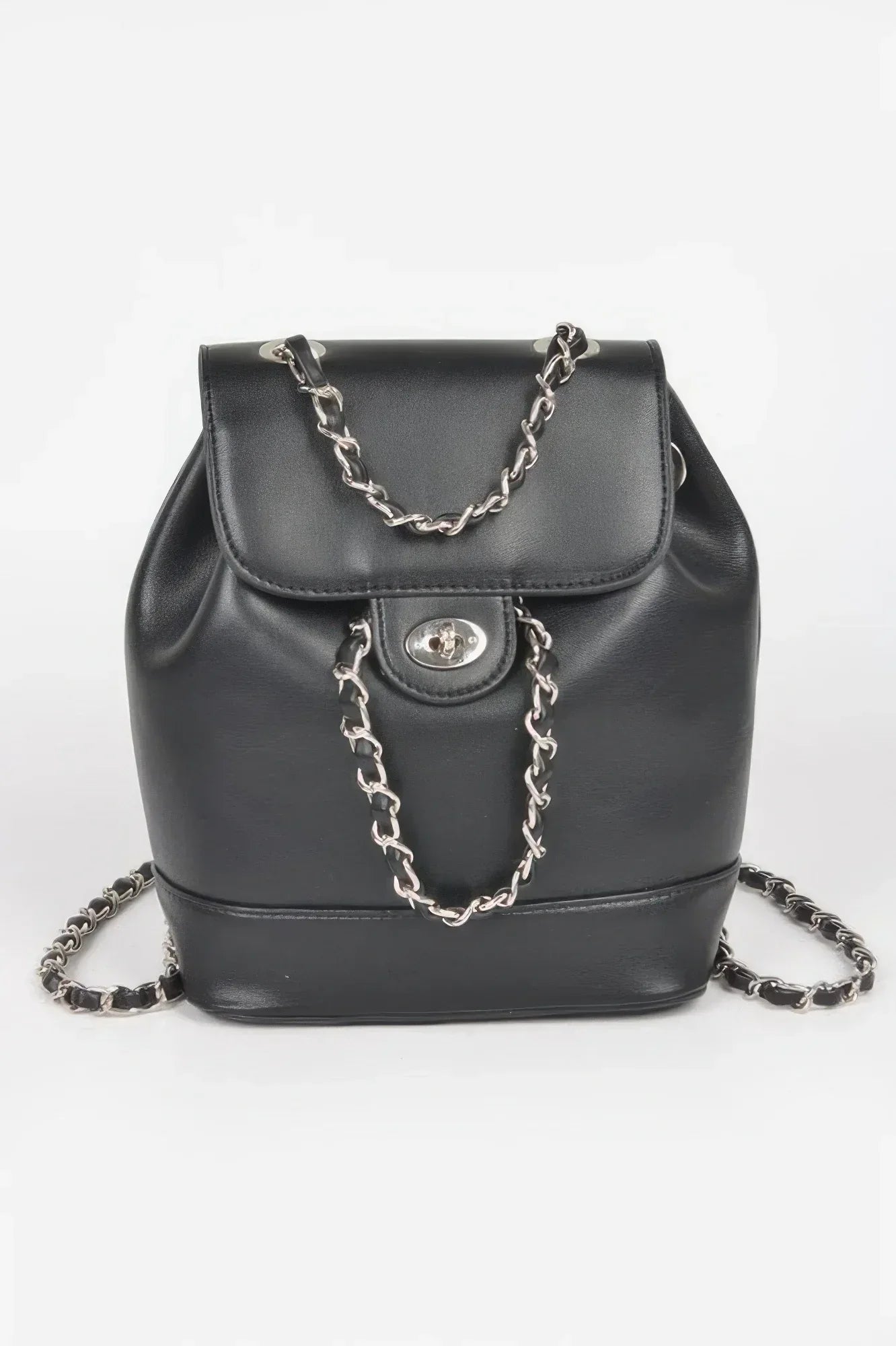 Faux Leather Flap Backpack | Mixtshop LLC Main image