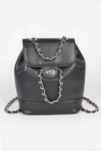 Faux Leather Flap Backpack | Mixtshop LLC