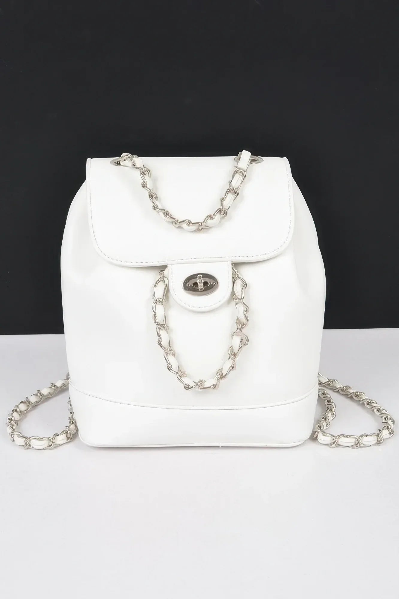 Faux Leather Flap Backpack | Mixtshop LLC