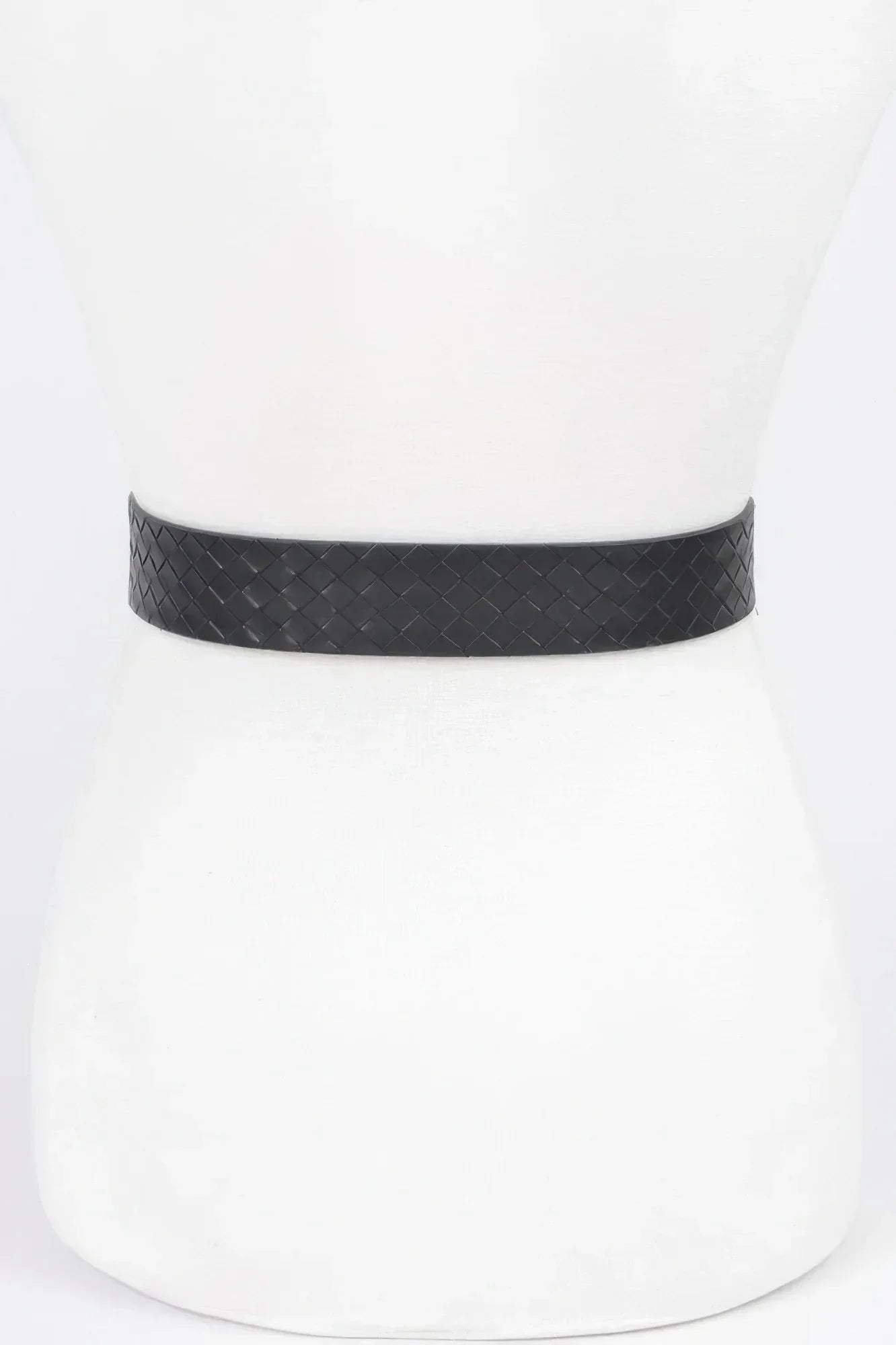 Faux Leather Braided Embossed Belt | Mixtshop LLC
