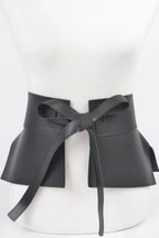 Faux Leather Skirt Belt | Mixtshop LLC