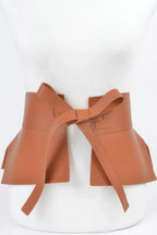 Faux Leather Skirt Belt | Mixtshop LLC