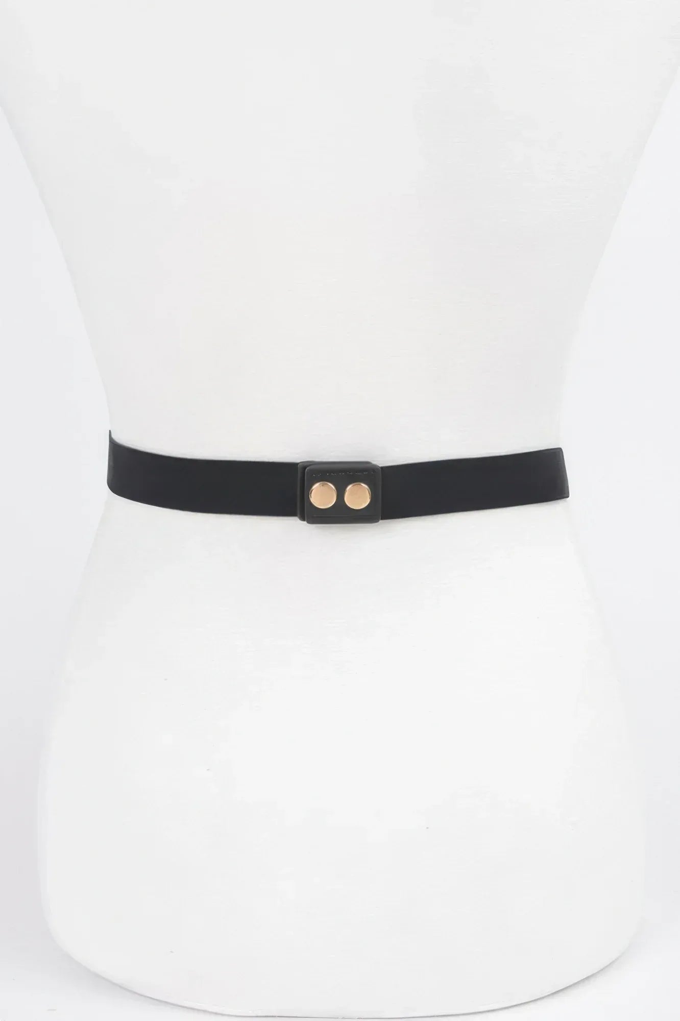 Rhinestone Metal Plate Elastic Belt | Mixtshop LLC