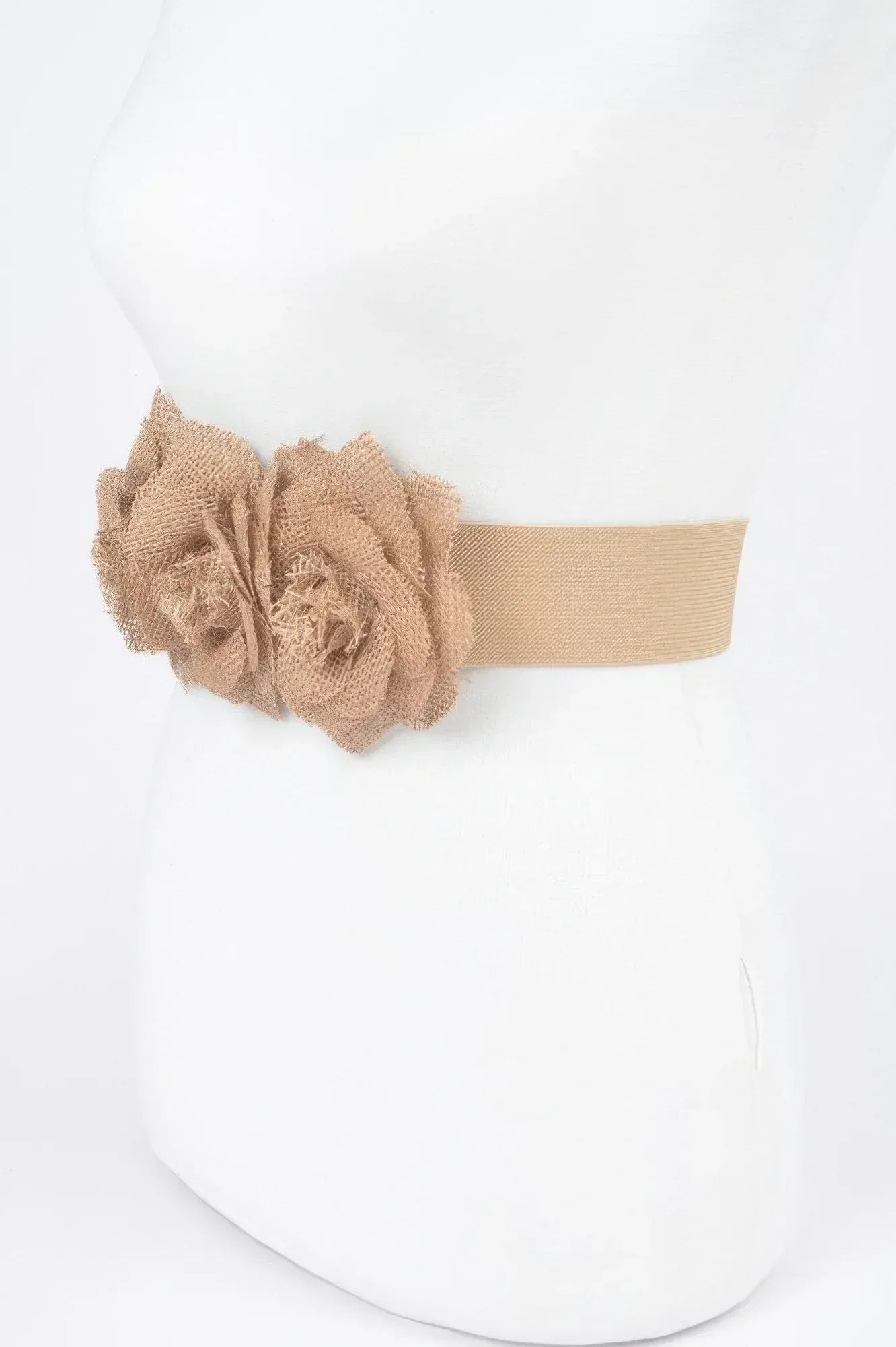Linnen Flowers Elastic Belt | Mixtshop LLC