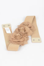 Linnen Flowers Elastic Belt | Mixtshop LLC
