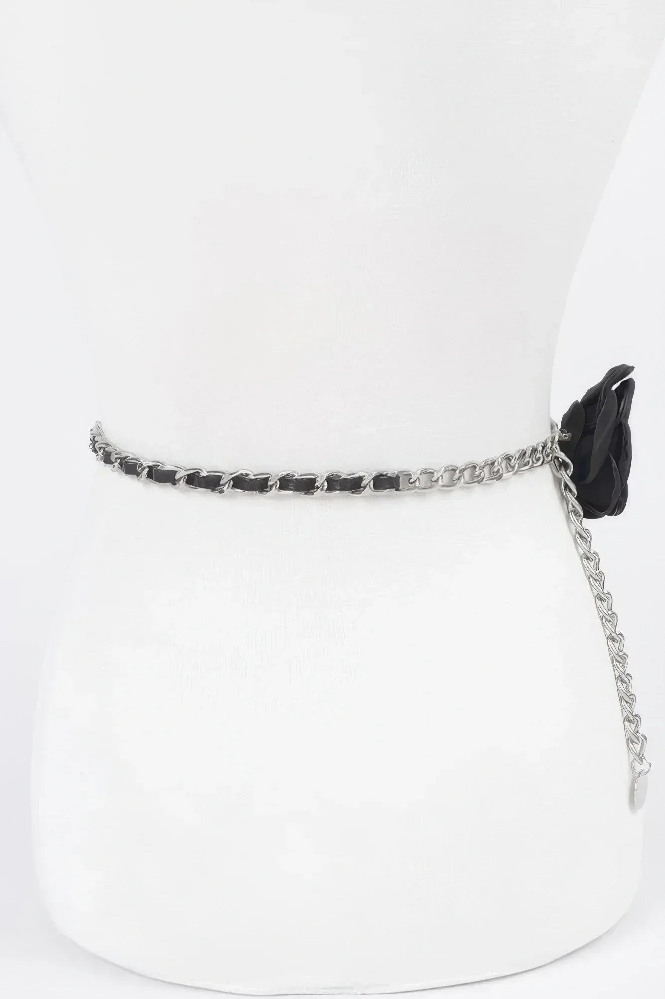 Flower Metal Double Layered Chain Belt | Mixtshop LLC