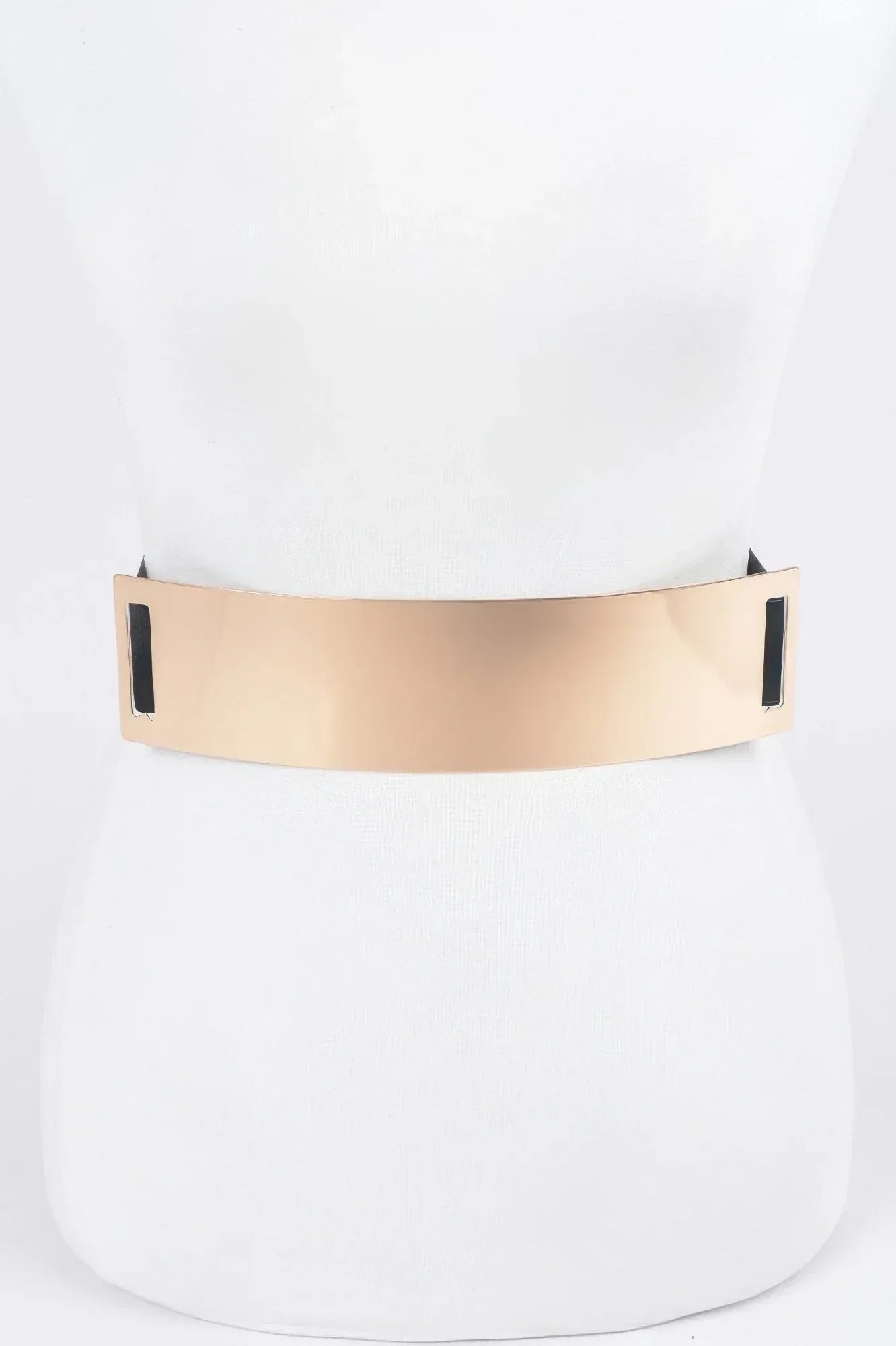 Metal Plate Plus Size Elastic Belt | Mixtshop LLC Main image