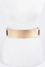 Metal Plate Plus Size Elastic Belt | Mixtshop LLC