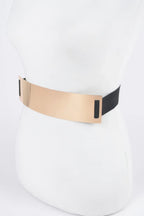 Metal Plate Plus Size Elastic Belt | Mixtshop LLC