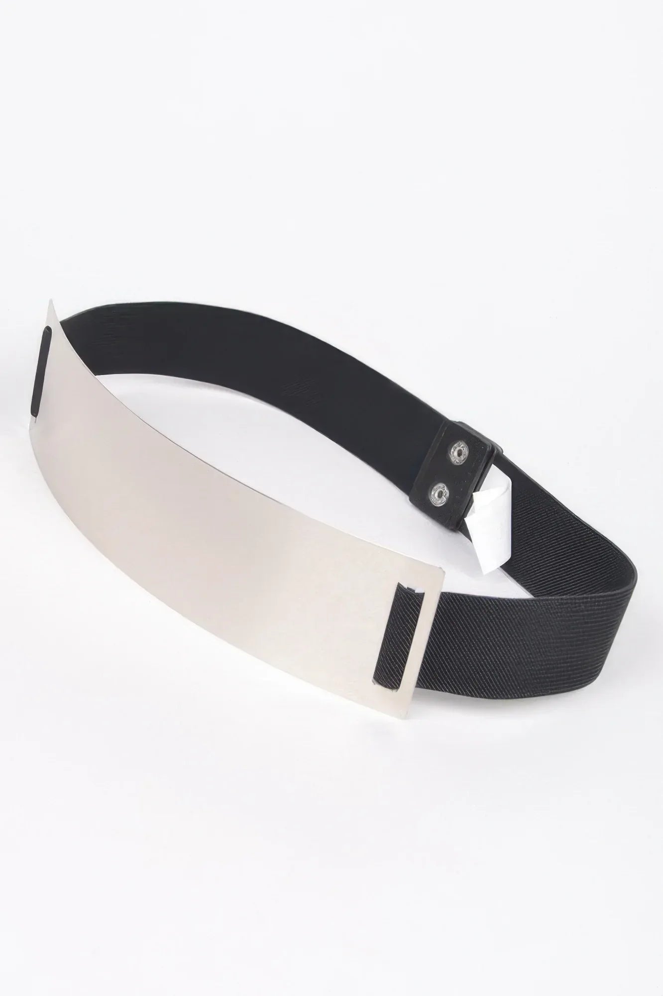 Metal Plate Plus Size Elastic Belt | Mixtshop LLC