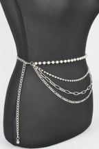 Multi Layered Plus Size Chain Belt | Mixtshop LLC