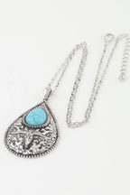 Antique Bull Teardrop Necklace | Mixtshop LLC