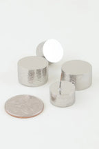 Hammered Disc Stud Earrings | Mixtshop LLC