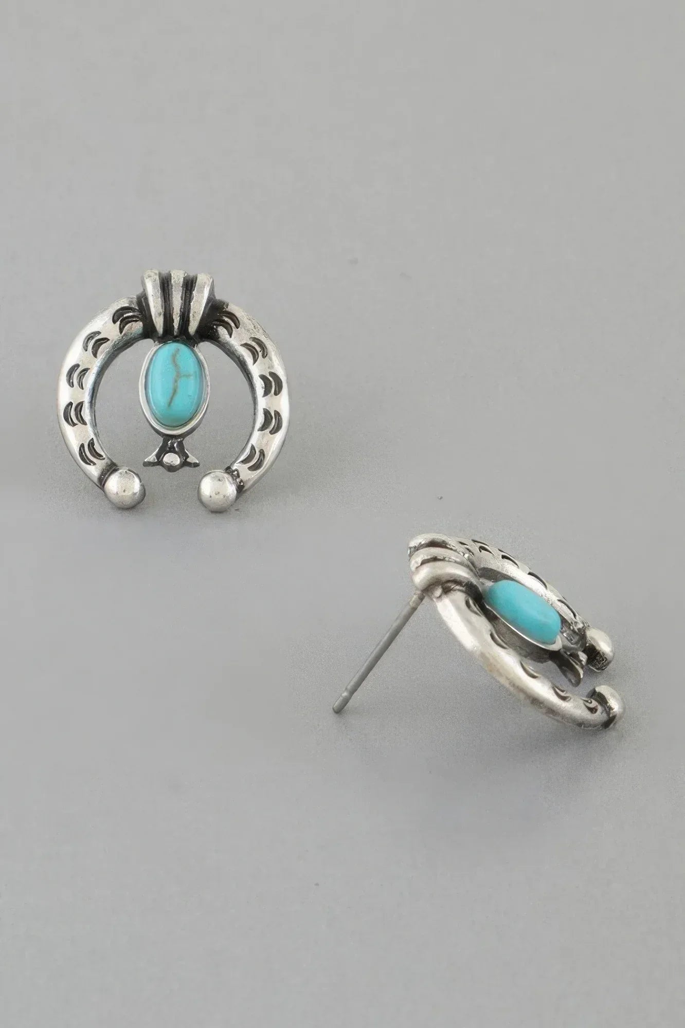 Antique Horseshoe Stud Earrings Secondary image