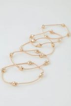 Shiny Heart Tube Beaded Bracelet | Mixtshop LLC