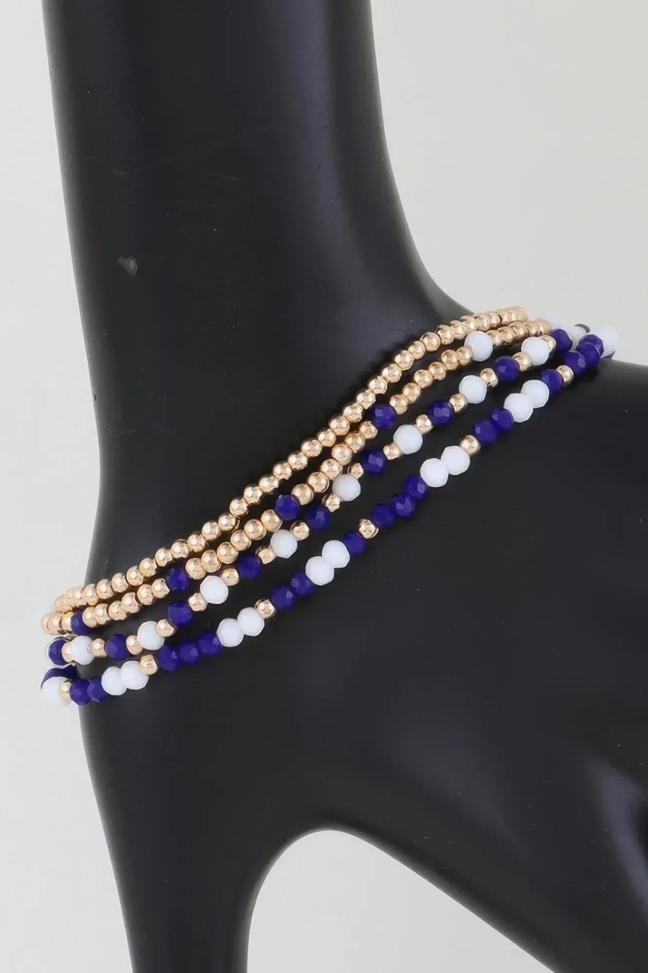 Alternating Stone Beaded Bracelet Secondary image