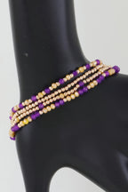 Alternating Stone Beaded Bracelet | Mixtshop LLC