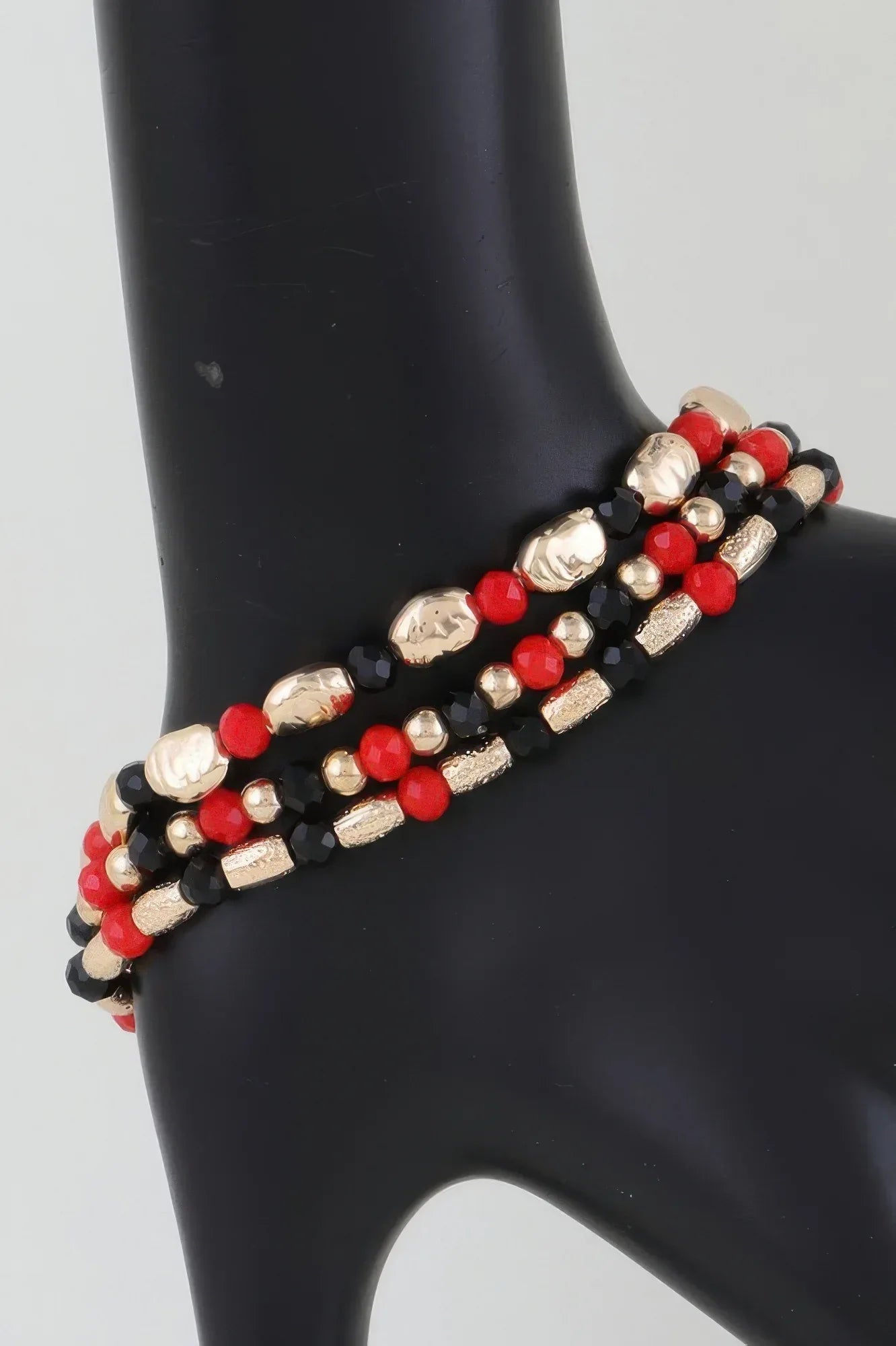 Multi Tone Stone Beaded Bracelet | Mixtshop LLC Main image