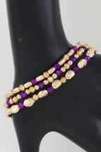 Multi Tone Stone Beaded Bracelet | Mixtshop LLC
