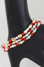 Multi Tone Stone Beaded Bracelet | Mixtshop LLC